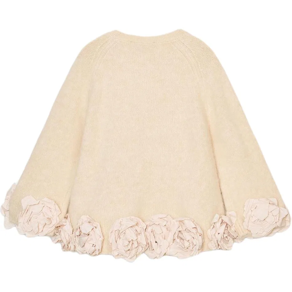 Женский свитер с круглым вырезом Light Pink ZARA, Light Pink — фото 3