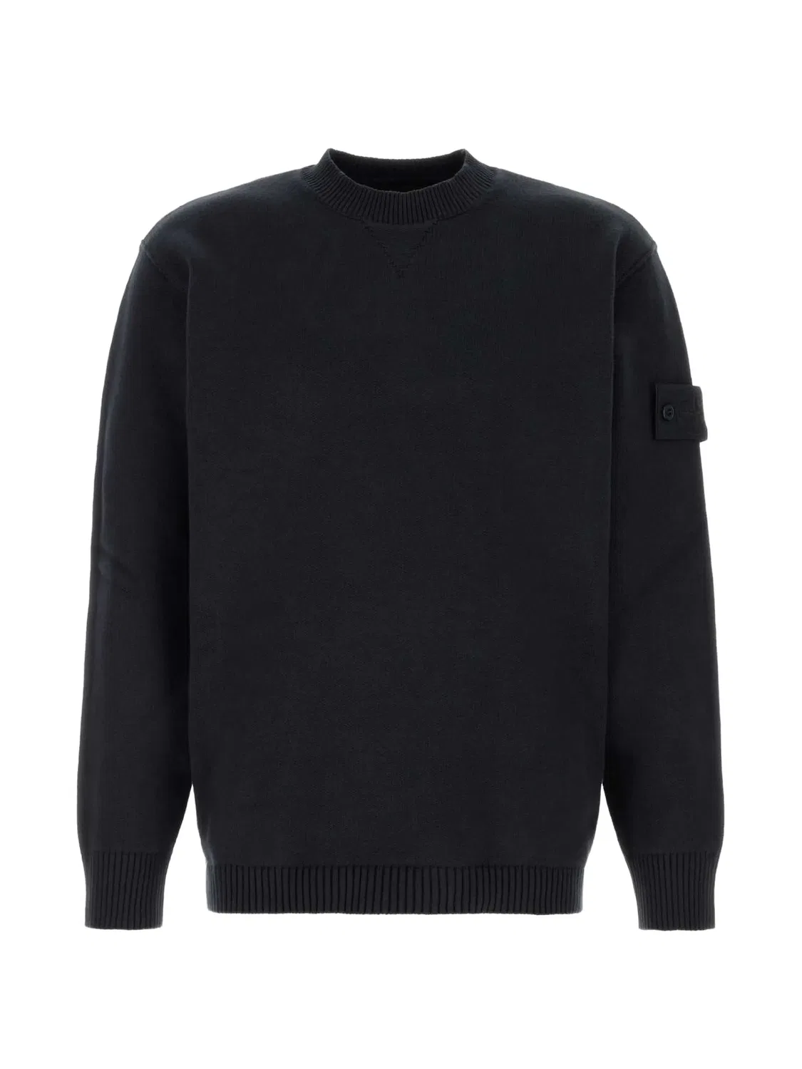 Stone Island Джемпер с патчем синий