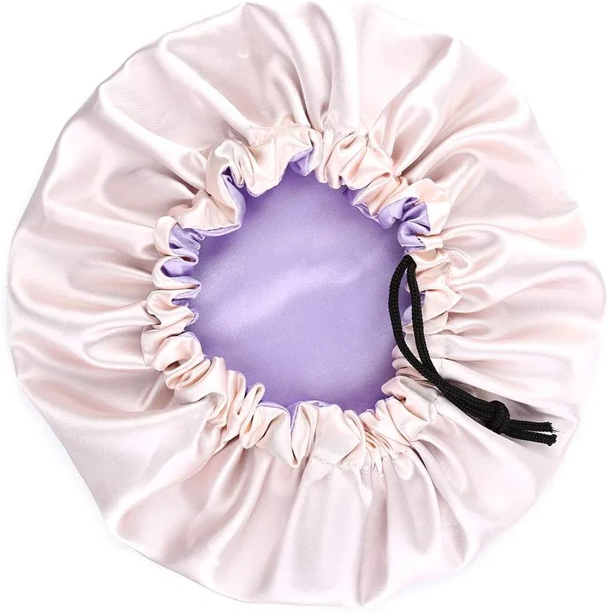 Шапочка для душа Satin Hair Cap Adjustable, greatremy, Фиолетовый