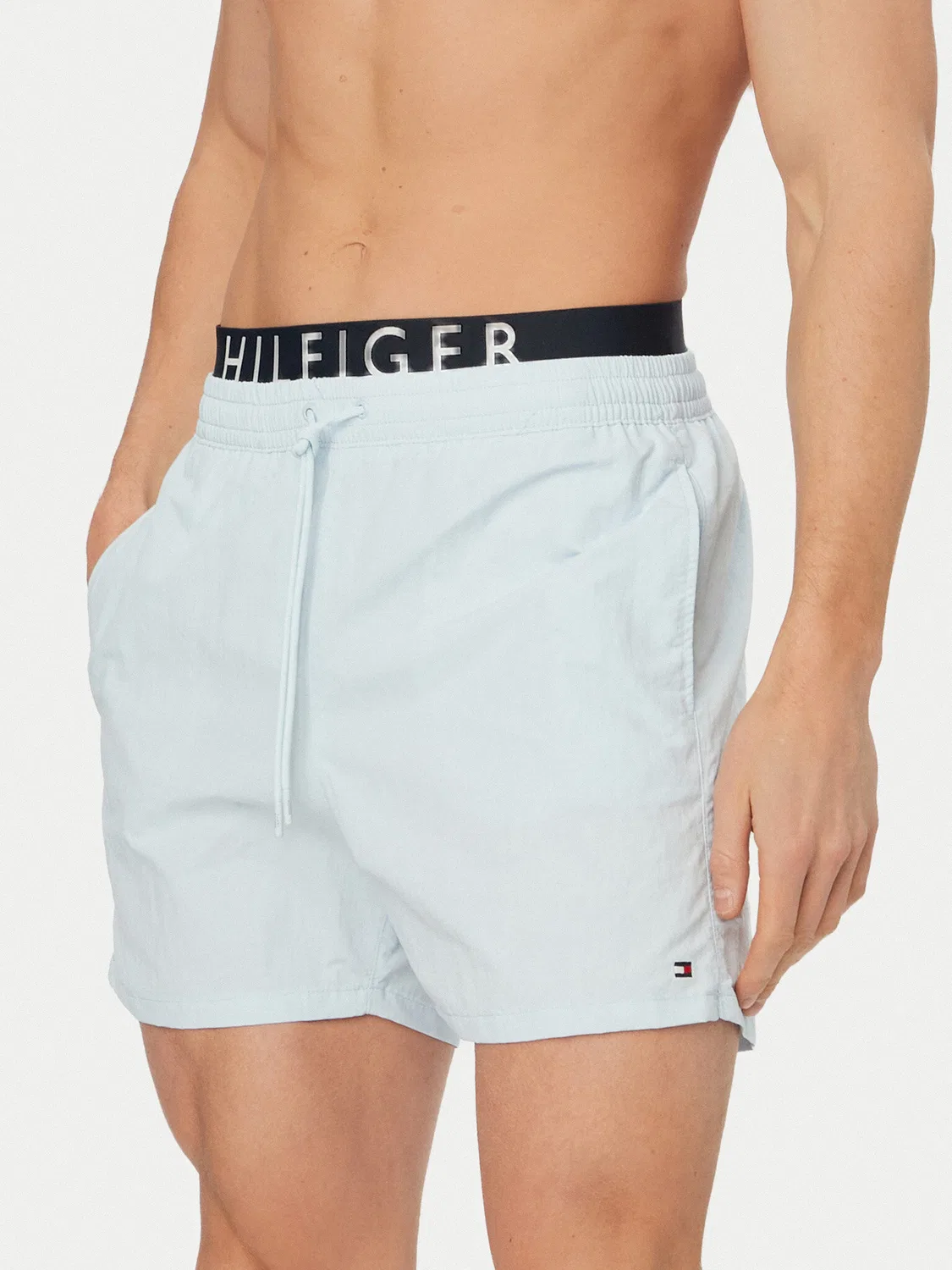 Мужские плавки-шорты стандартного кроя Tommy Hilfiger, голубой