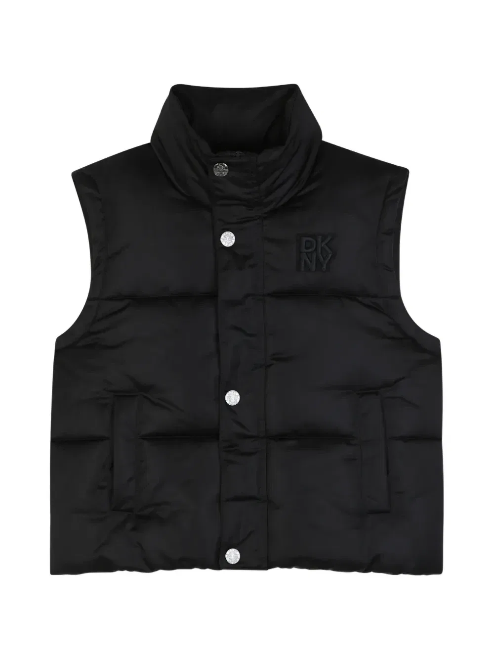 Жилет с нашивкой-логотипом Dkny Kids, черный