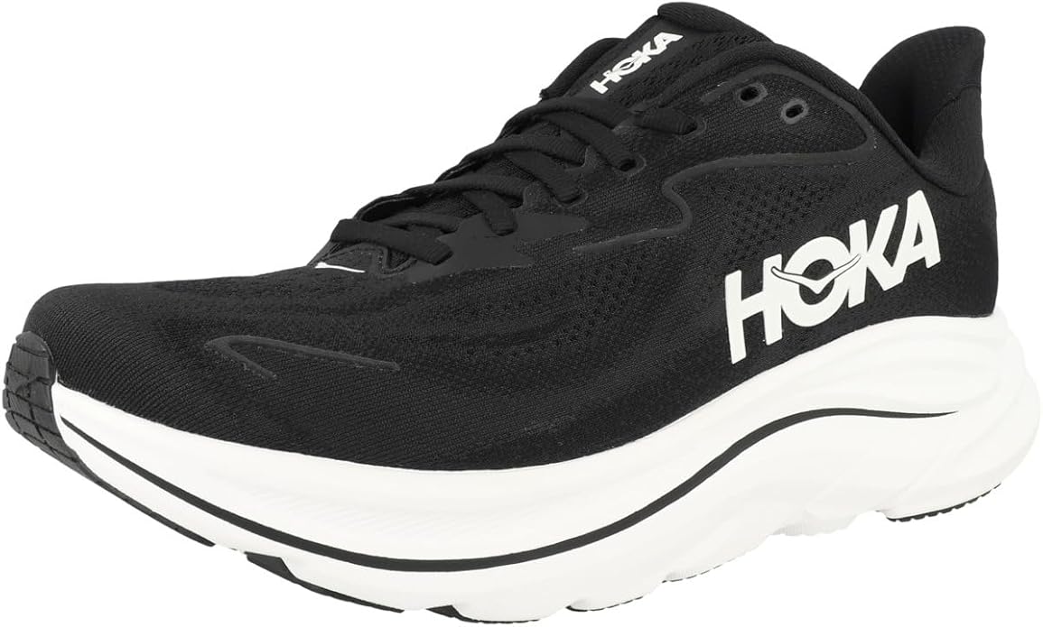 Hoka One мужские дорожные беговые кроссовки Clifton 10, черный — фото 2