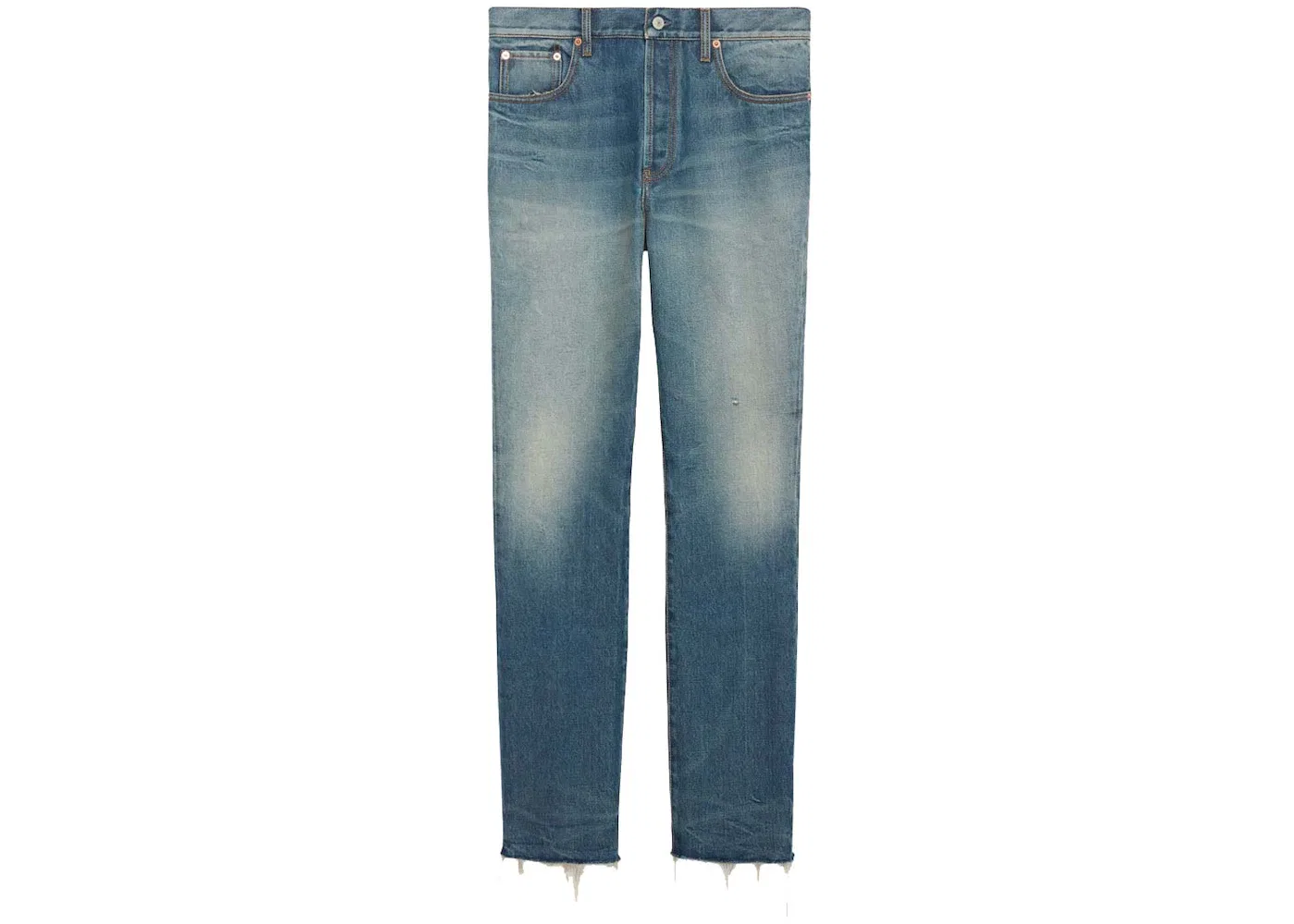 Мужские джинсы с этикеткой Gucci Pant with Label, Blue