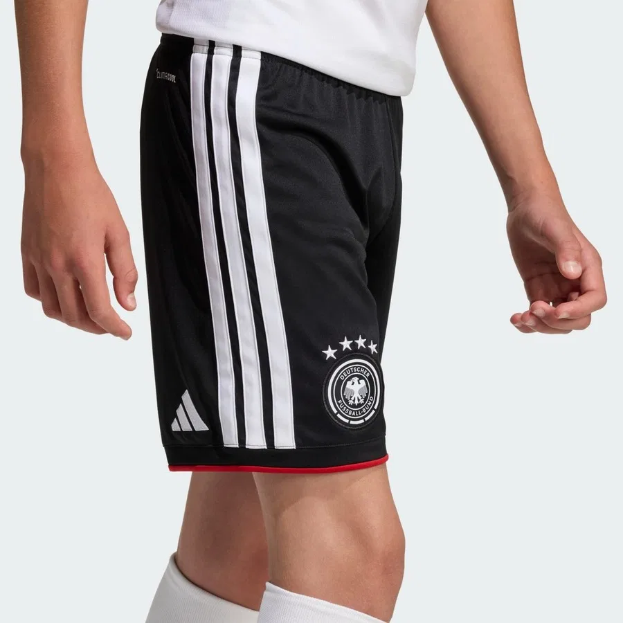 Спортивные шорты домашнего стадиона с длиной до колена adidas JZ4562 DFB H SHO Y, Черный — фото 4