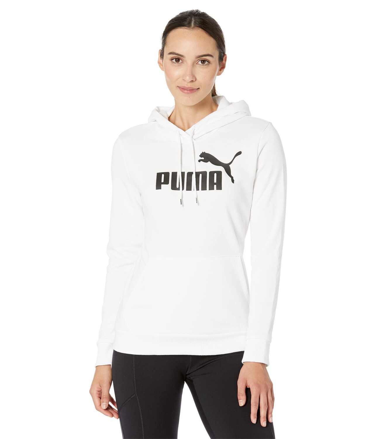 

Женская толстовка Puma Essentials Logo, бело-черный