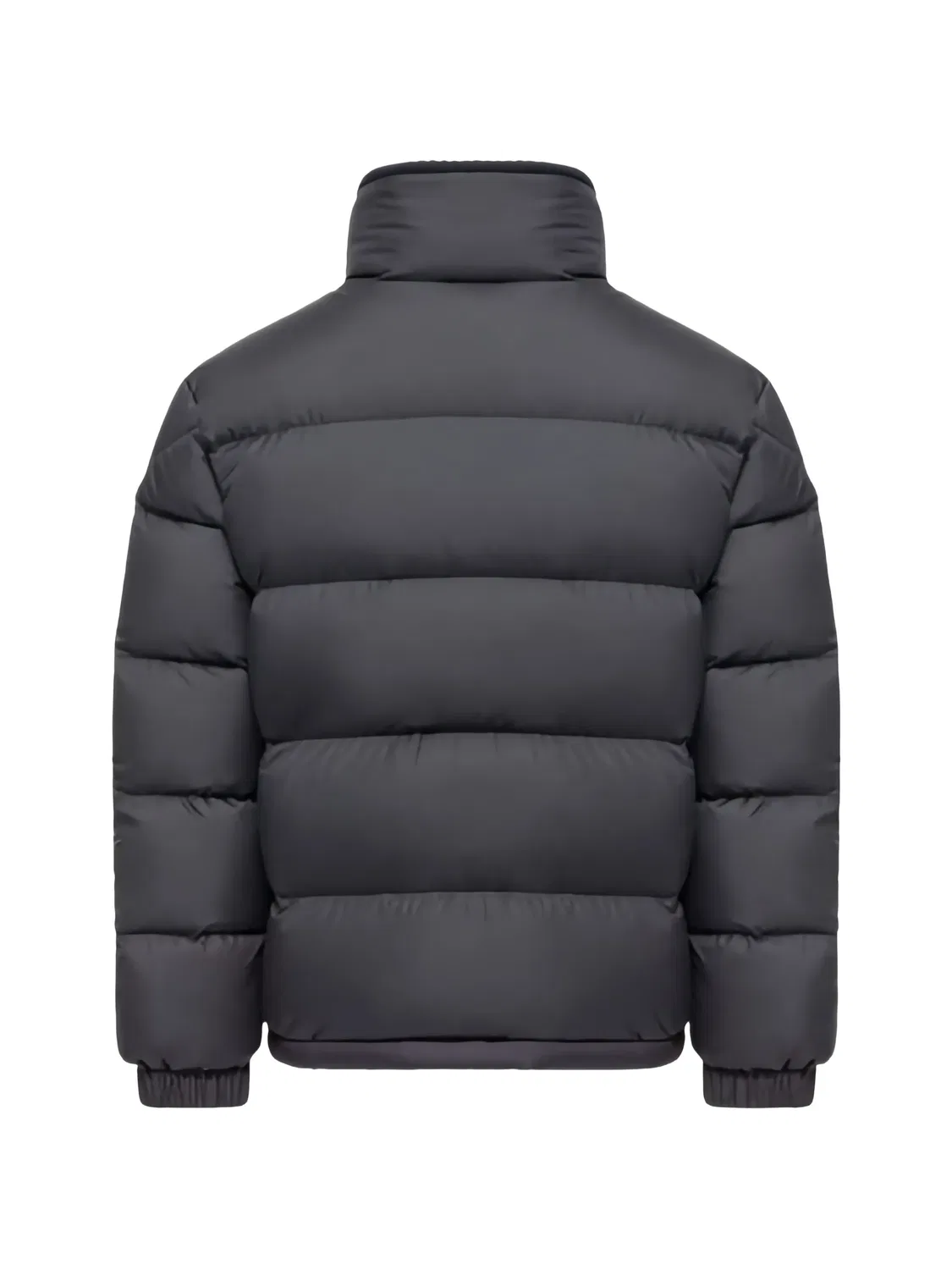 Moncler Пуховик с нашивкой - синий — фото 2