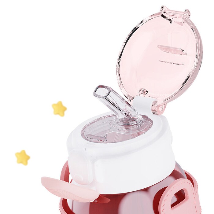 Пластиковая бутылка Sanrio Cinnamoroll / Синнаморолл (чехол + ремешок), 720 мл, голубой — фото 3
