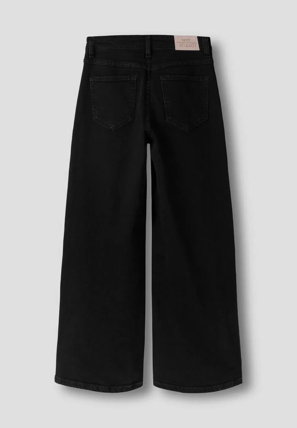 Джинсы Nkfbella hw w pleat jeans 3020-az l noos - джинсы свободного кроя Name It, Black Denim — фото 2