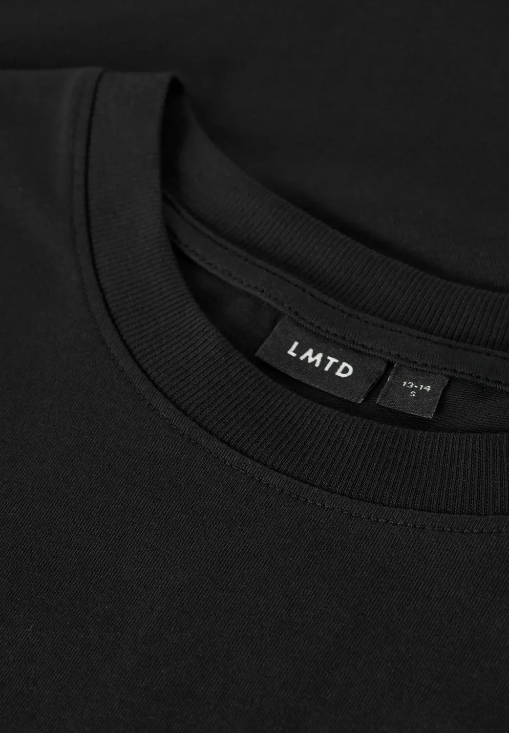 Футболка унисекс - базовая модель Lmtd, Black — фото 3