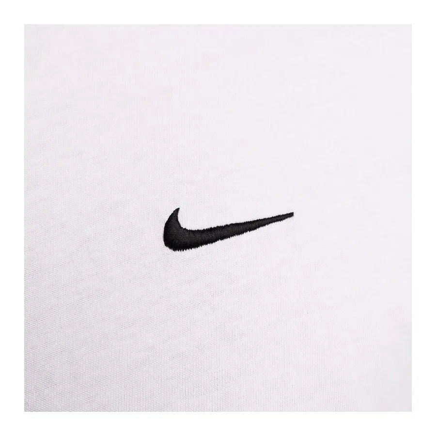 Футболка мужская с вышивкой Swoosh Nike, Белый — фото 3
