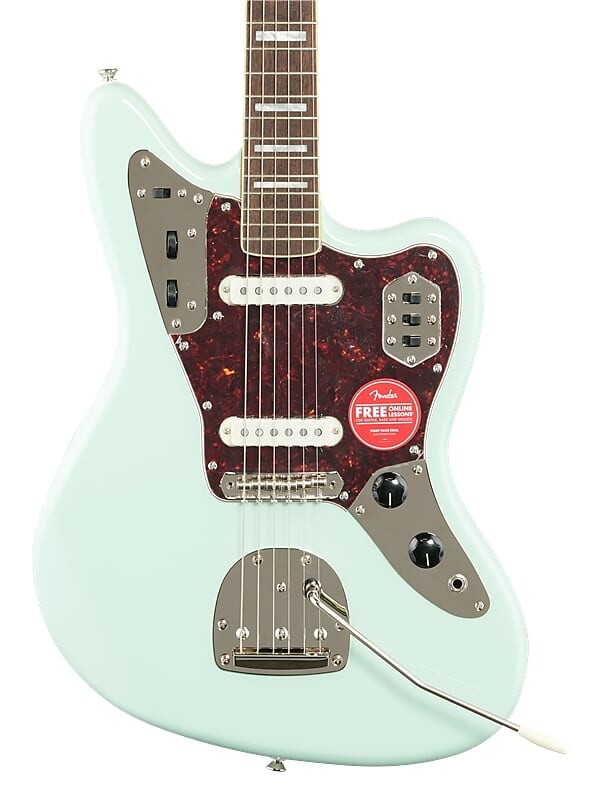 

Squier Classic Vibe 70s Jaguar Indian Laurel Neck Surf Зеленый