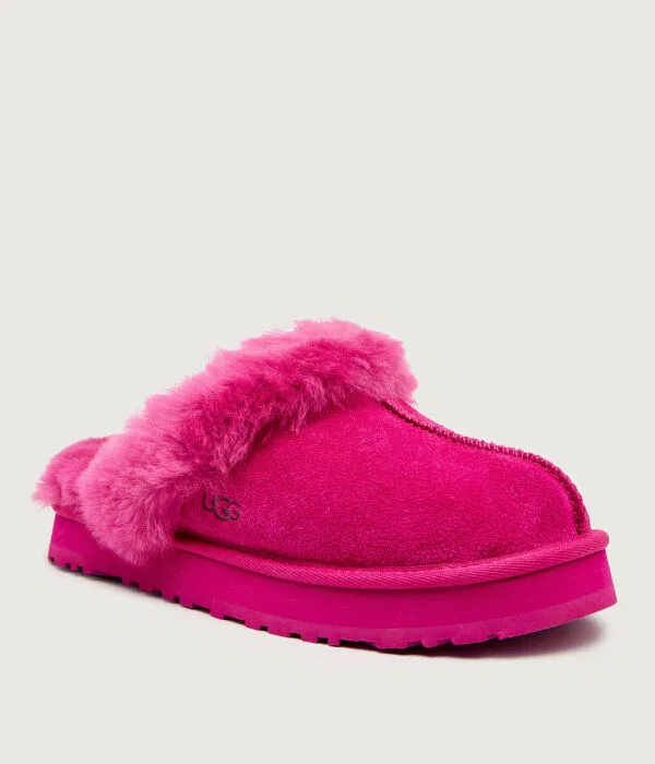Детские сандалии-мюли на меху DISQUETTE UGG, Fuxia