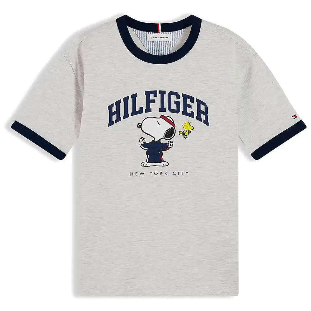 Детская футболка с принтом Tommy hilfiger, Grey — фото 3