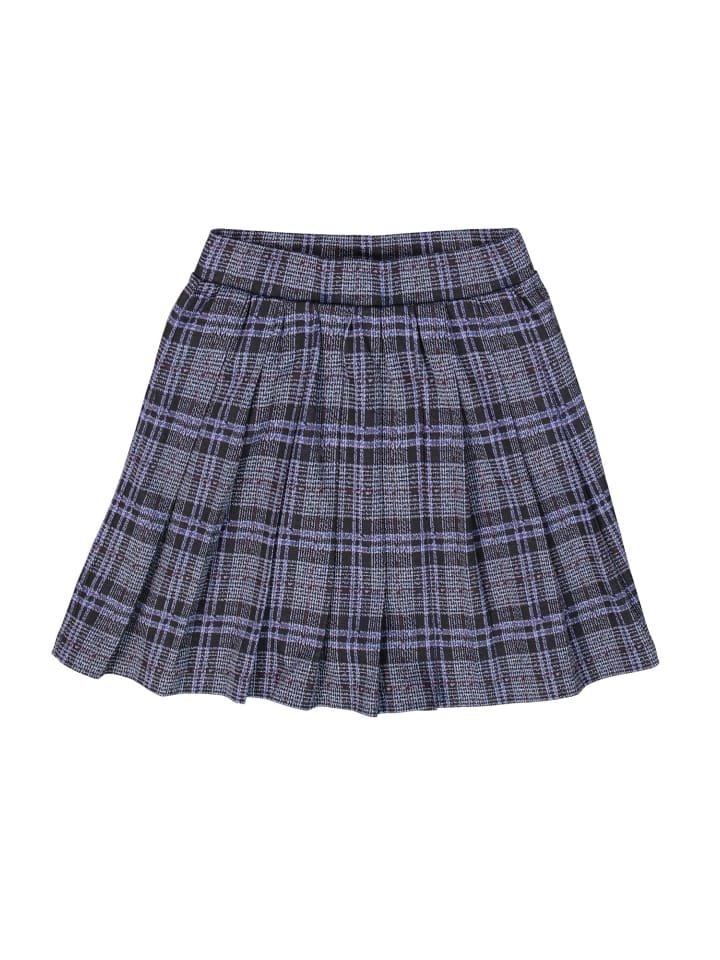 

Юбка в складку с клетчатым узором в оттенке черного цвета Garcia