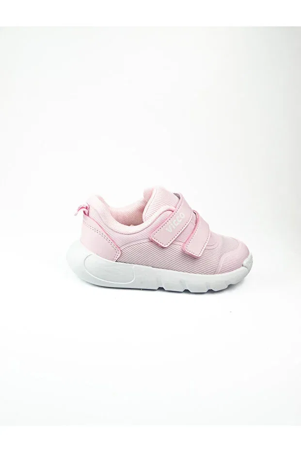 Детские спортивные туфли для девочек с принтом Vicco, Pink — фото 3