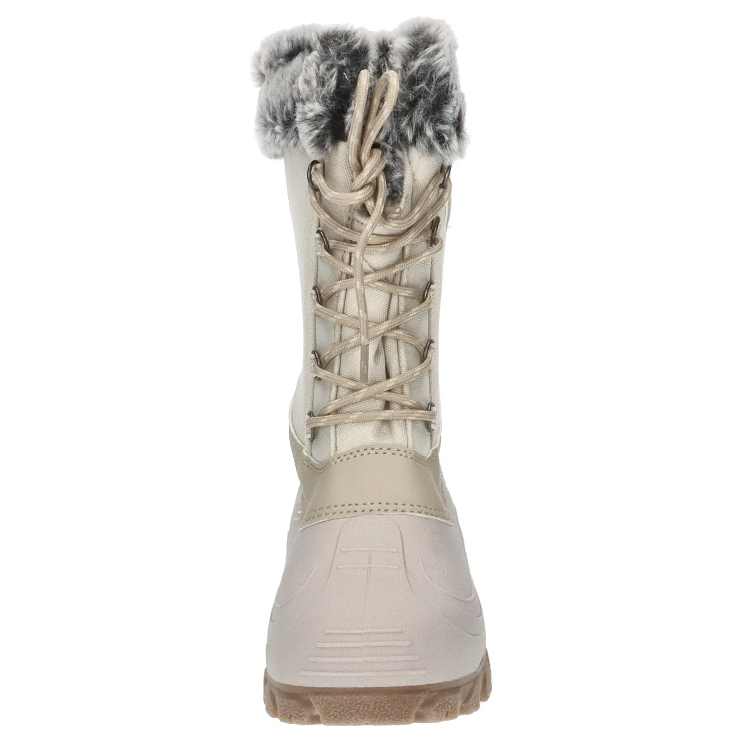 Детские зимние ботинки для девочек с высоким голенищем Magdalena Snow Boots Cmp, Beige Braun Weiss — фото 3