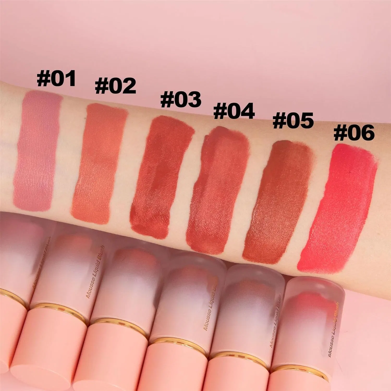 Жидкие румяна Matte Face Blush, YUGSHNKFC, 6.5 мл — фото 3