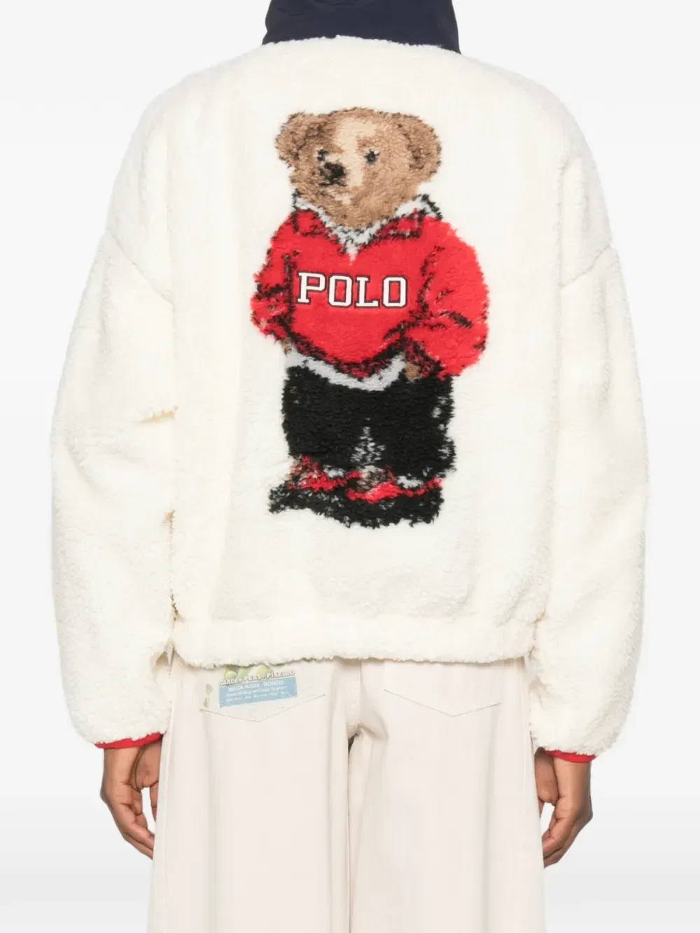 Флисовая Толстовка Polo Ralph Lauren, бежевый — фото 4