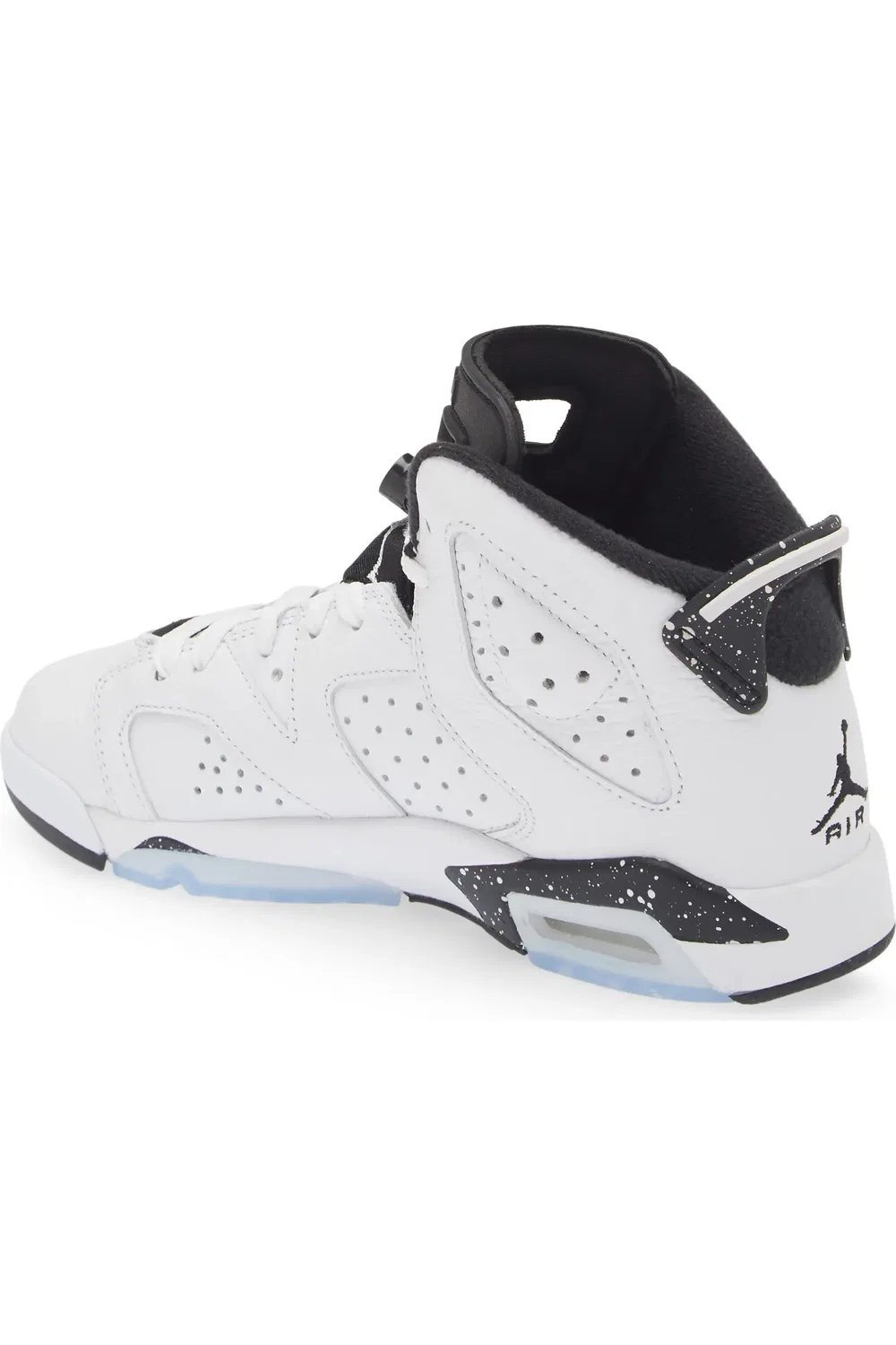 Детские кроссовки баскетбольные Air Jordan 6 Retro Jordan, белый/черный — фото 2