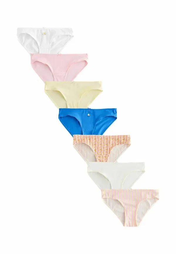 Трусы из хлопка с эластаном 7 pack - briefs, Next, Banana — фото 4