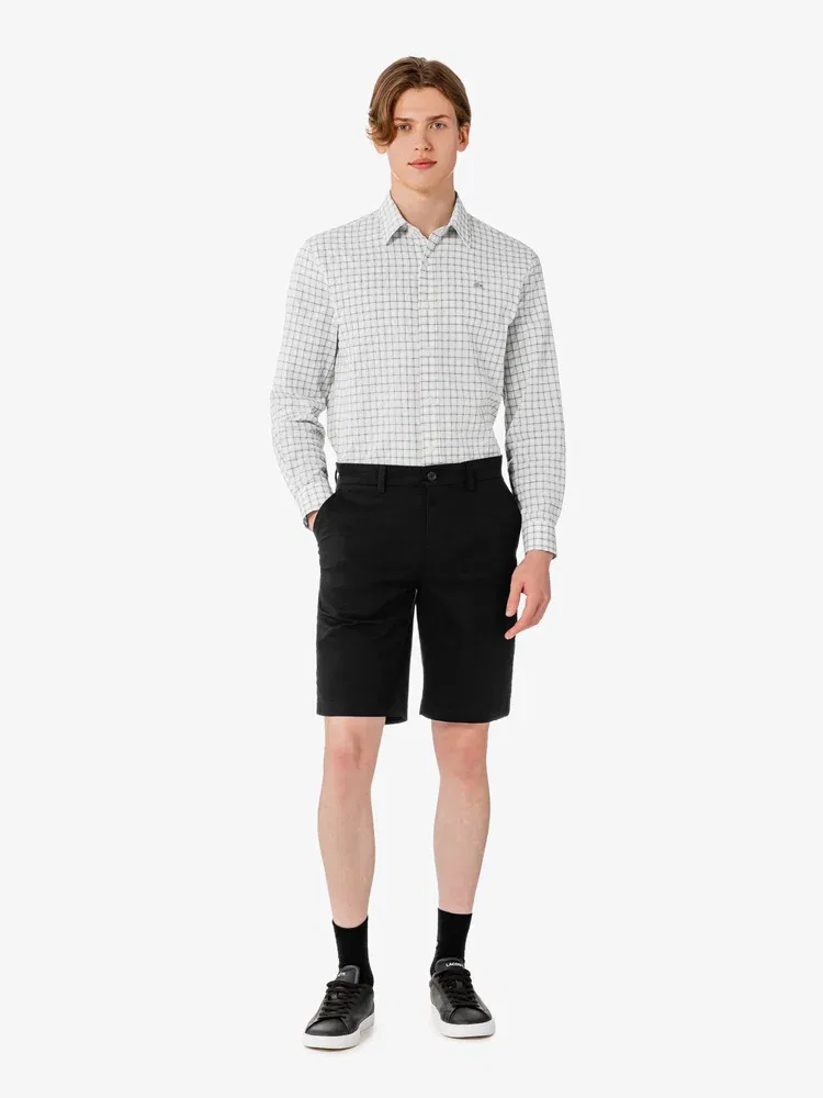 Шорты Twill Bermuda Chino LACOSTE, Black