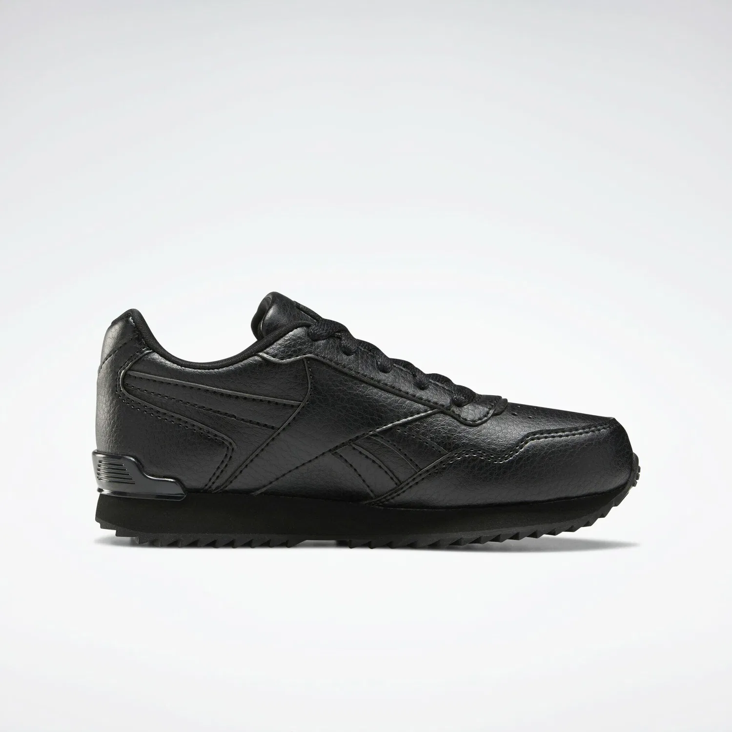 Детские кроссовки с ретро-дизайном Reebok Royal Glide Ripple Clip Shoes, Schwarz — фото 3