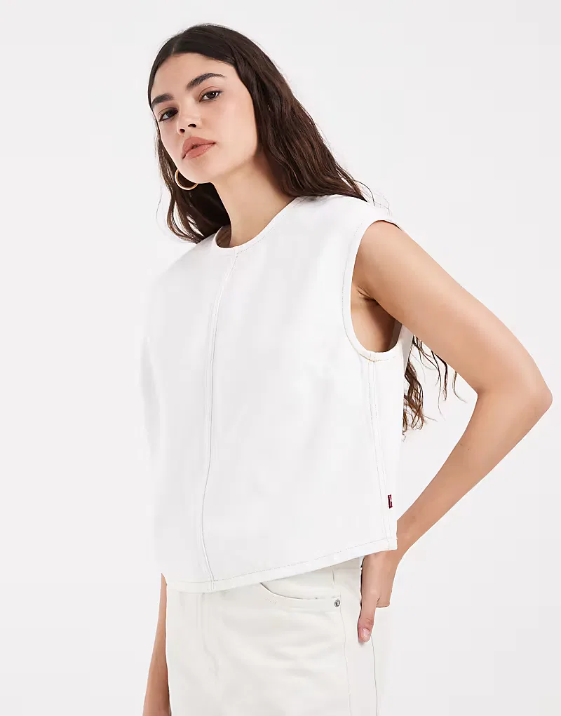 Футболка джинсовая Levi's, белый