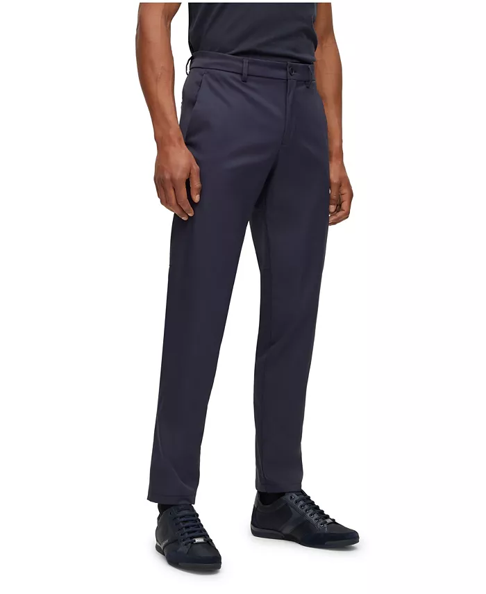 

Мужские брюки-чиносы Regular-Fit Tapered Leg Hugo Boss, синий
