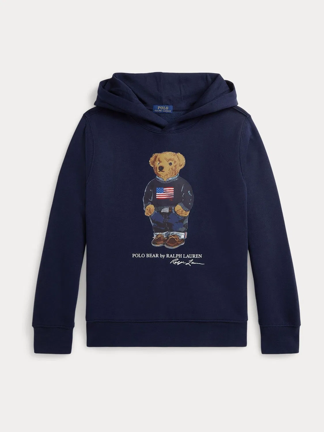 Худи с принтом Polo Bear Polo Ralph Lauren, синий — фото 4