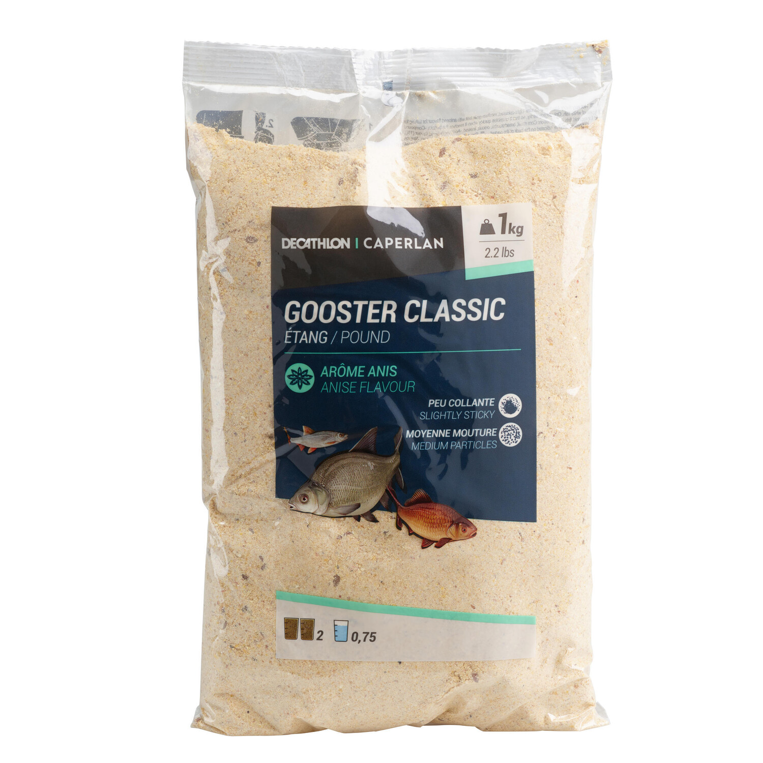 

Прикормка Gooster Classic Anise 1 кг CAPERLAN