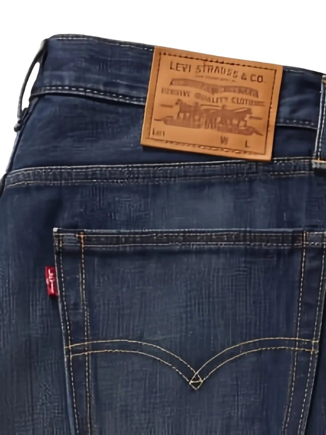 Джинсы 555 синие Levi's, синий — фото 2