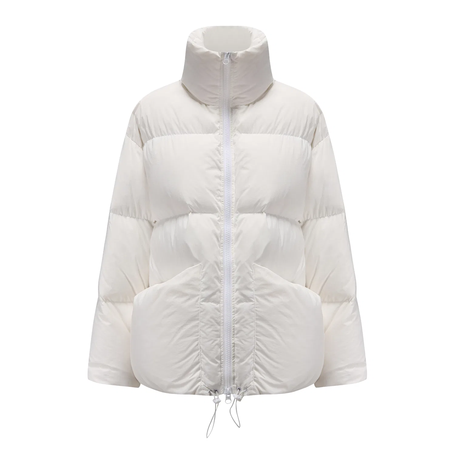 Детский пуховик с принтом MARDI MERCREDI, Water Dew White (Apple Green)