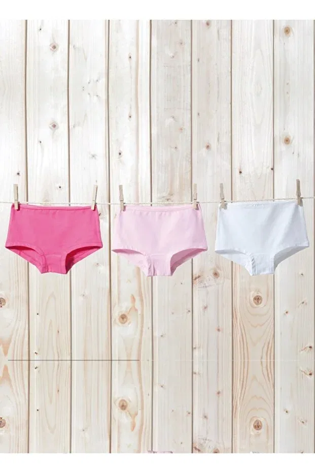 Детские боксеры для мальчиков хлопковые комплект 3 шт Blackspade, Fuchsia Pink White