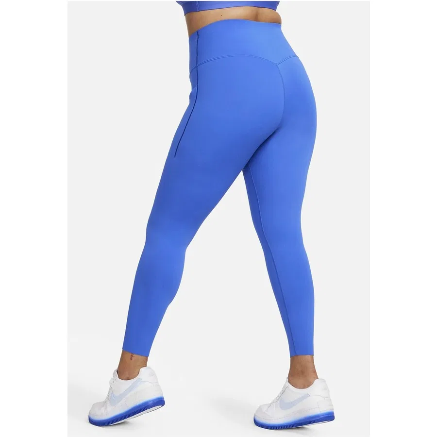Женские леггинсы для тренировок Nike Dri-FIT Universa Medium-Support High-Waisted Full-Length, Синий — фото 2