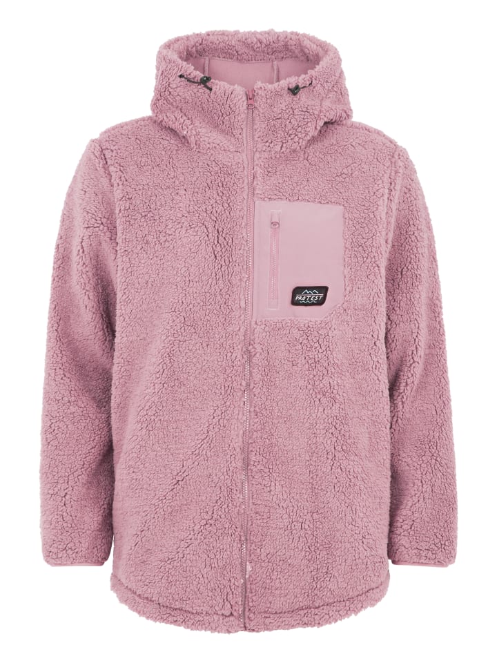

Флисовая куртка Protest PRTSAGO full zip hoody, цвет Duskyrose