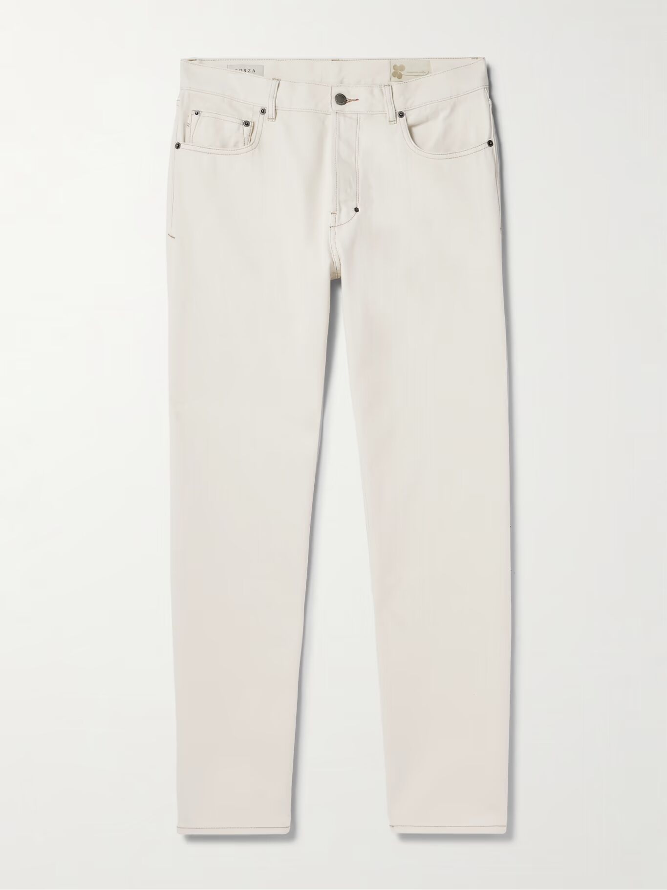 

Прямые джинсы Oceano Selvedge MASSIMO ALBA, кремовый