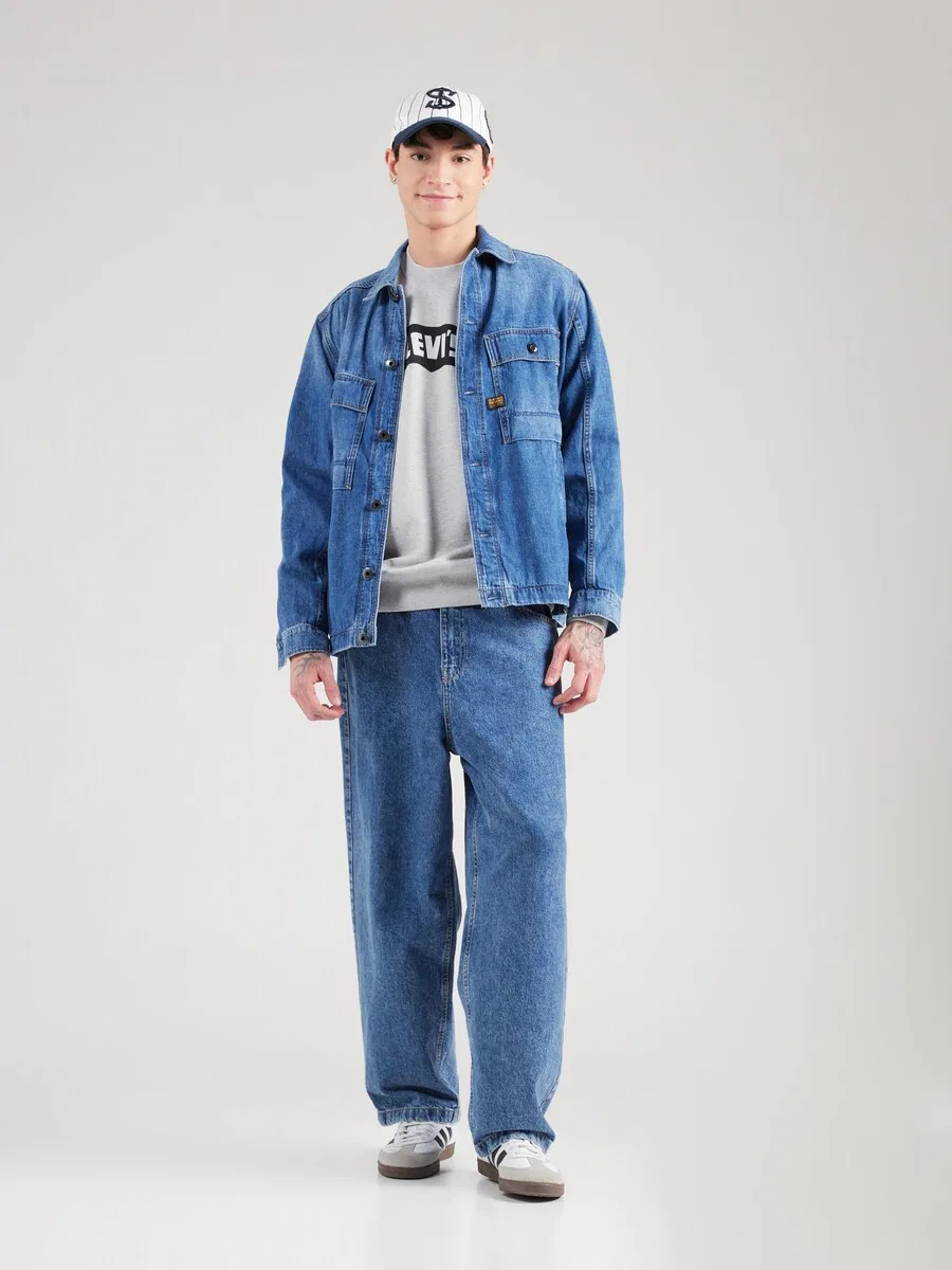 Толстовка LEVI'S светло-серого цвета — фото 4
