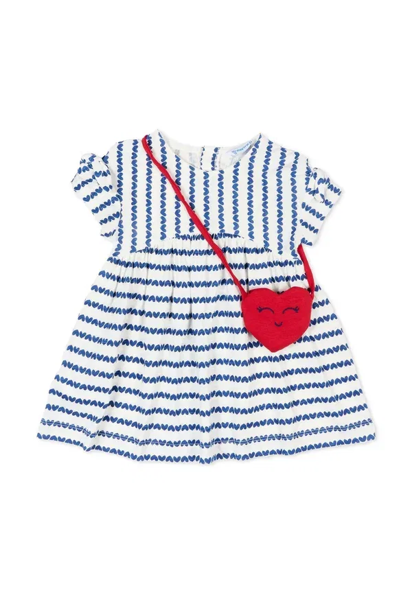 Платье хлопковое Day dress Mayoral, white, белый