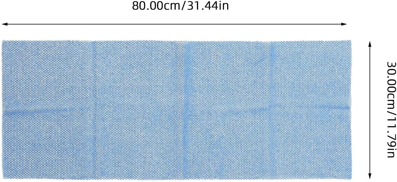Набор банных мочалок для пилинга из нейлона, 3 шт, 80x30x0.1 см Generisch — фото 2