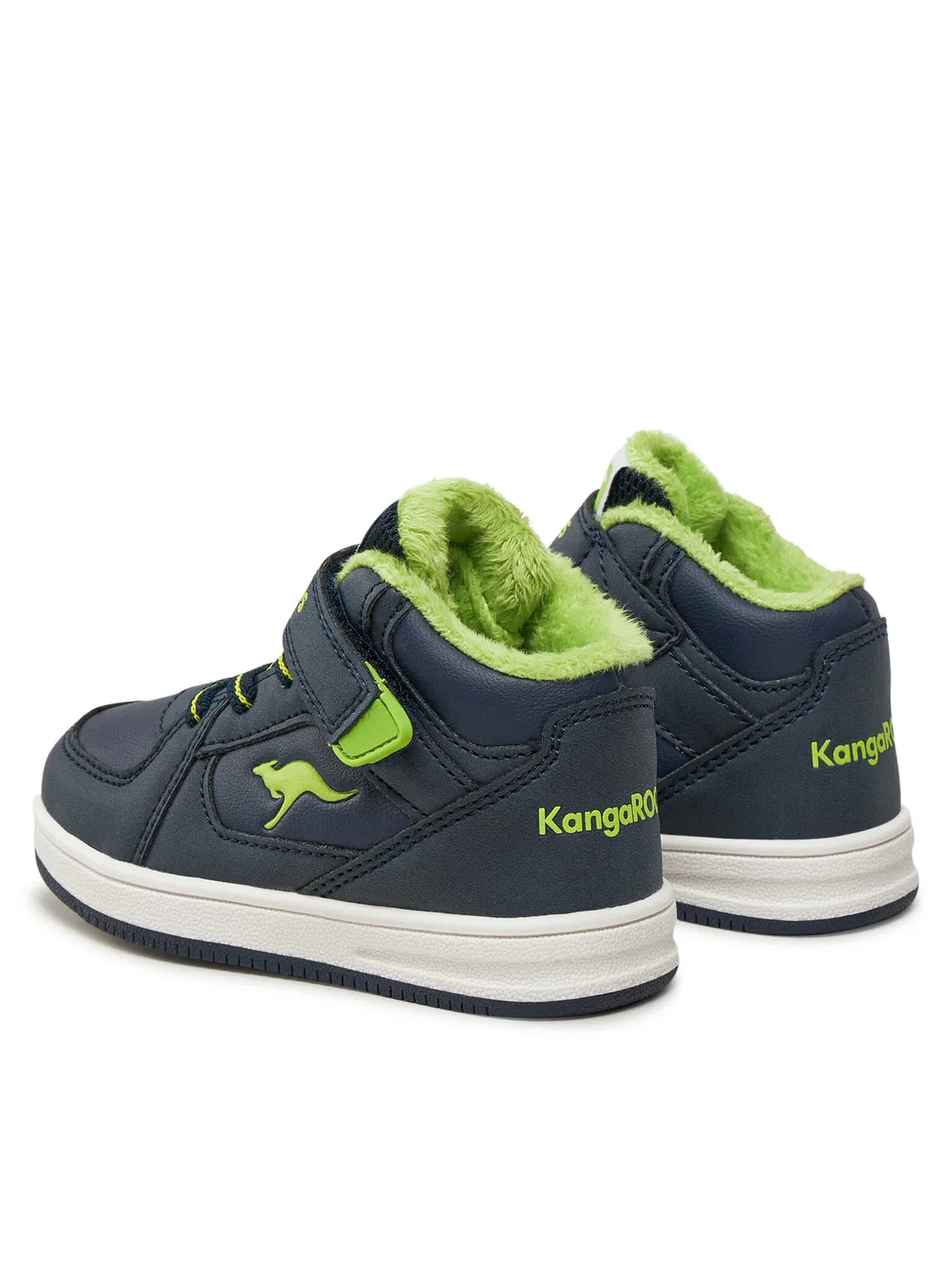 Кроссовки черные для мальчика K-CPI Kalino Mid Kangaroos, темно-синий — фото 3