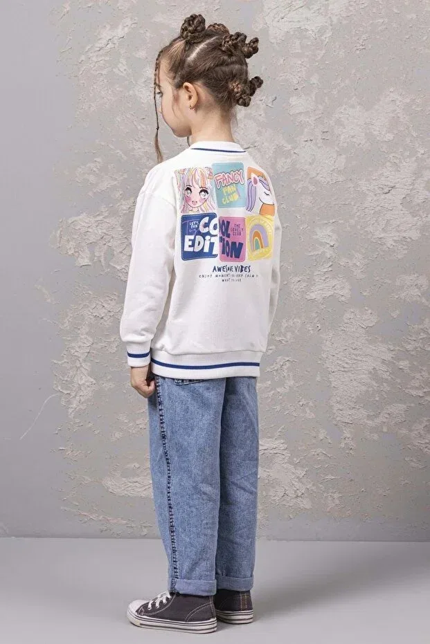 Детский кардиган с принтом Ww Waka Waka Kids Store, Saks — фото 3