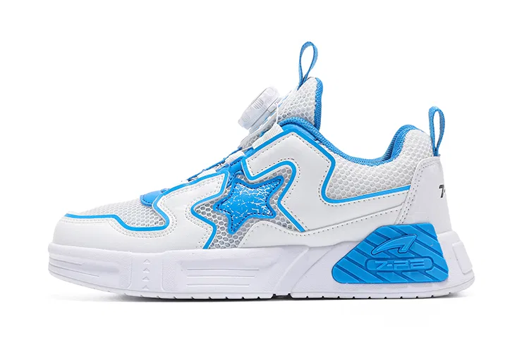 Кроссовки для скейтбординга детские 7-PE, White/Blue