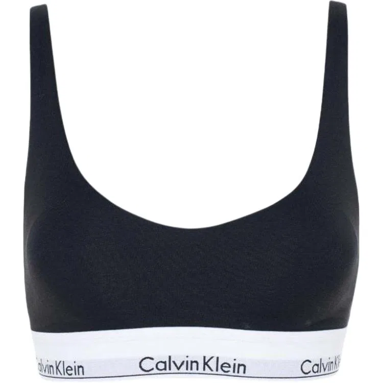 Женский бюстгальтер-бралетт с легкой подкладкой Calvin Klein, Black