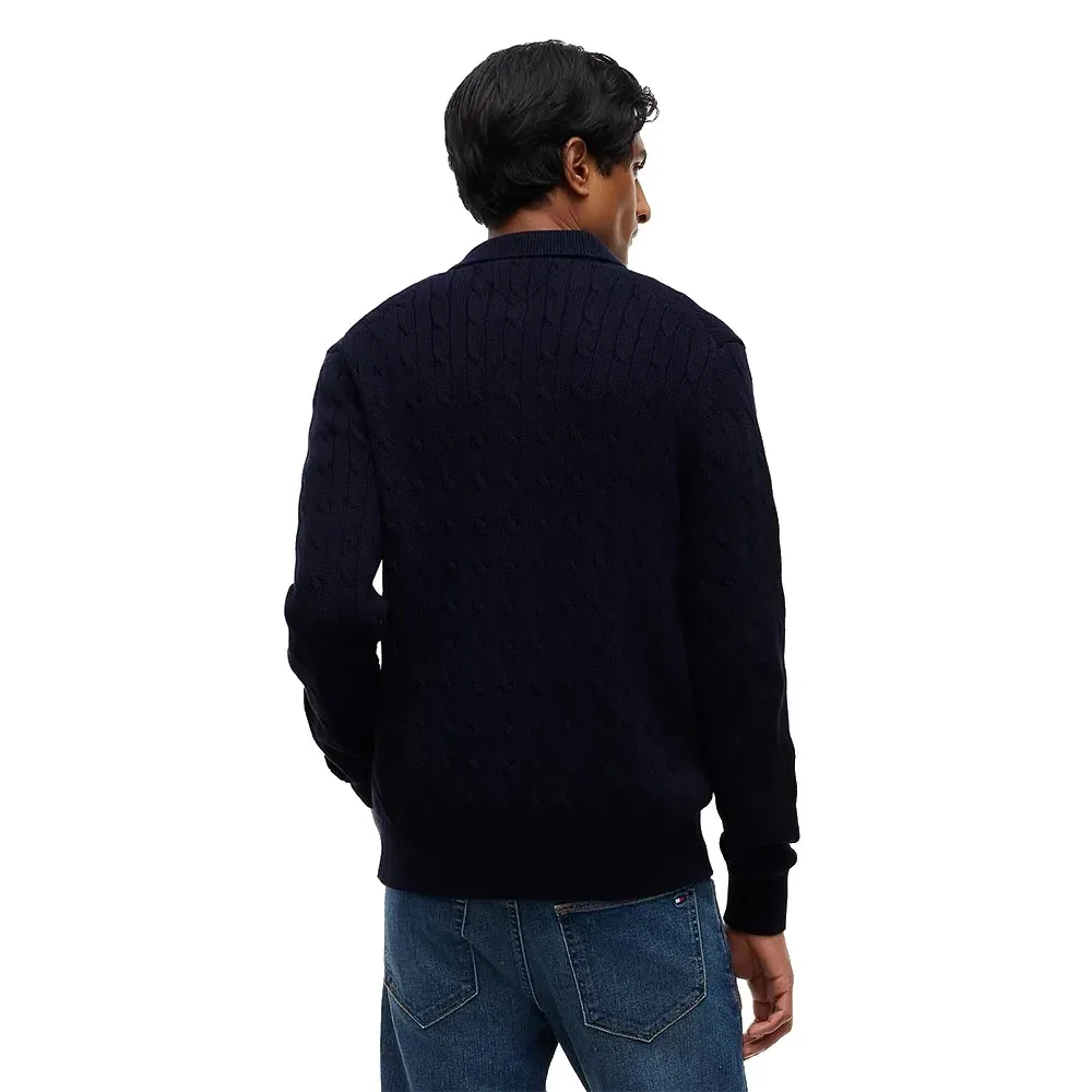 Мужской кардиган из хлопка Tommy hilfiger, Blue — фото 2