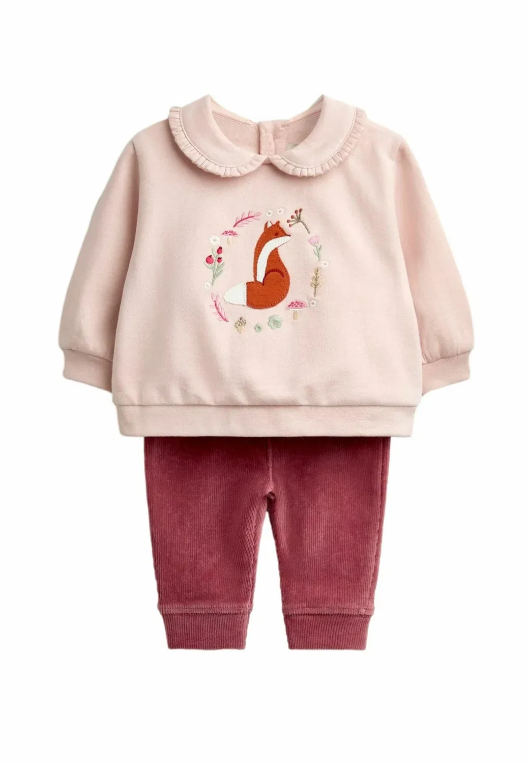 Комплект из толстовки и леггинсов - толстовка Jojo Maman Bébé, Rose Pink Fox