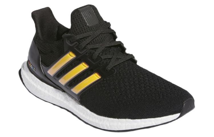 Adidas Ультра Буст 1.0 Адиколор Чёрный Командный Колледж Золото Белое Облако Чёрный Оранжевый, цвет Black Orange — фото 4