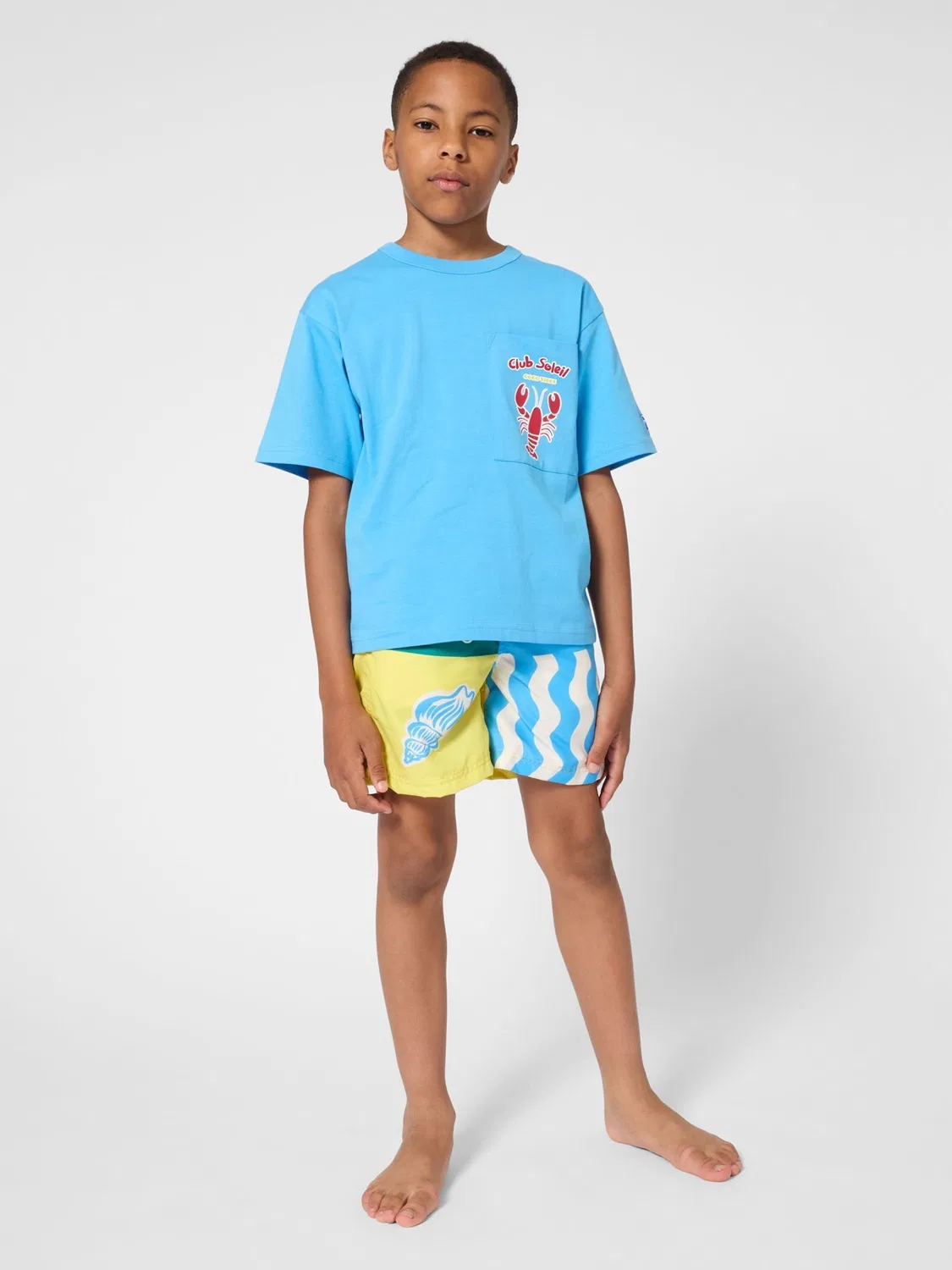 Футболка с коротким рукавом Kids Around Summer Back Graphic, Blue