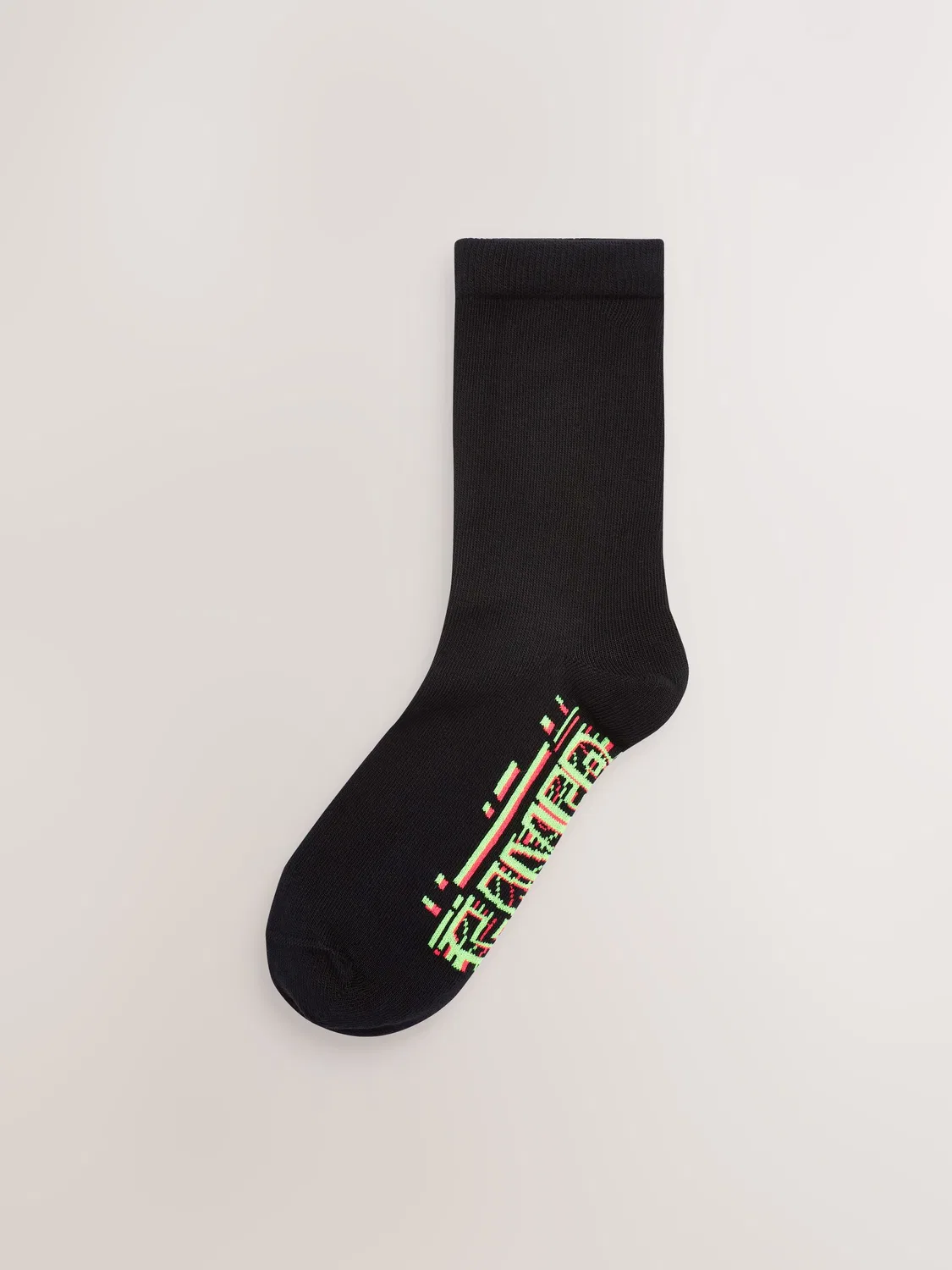 Носки 7 пар, хлопковые, Black Cotton Rich Socks 7 Pack Next, черный — фото 2