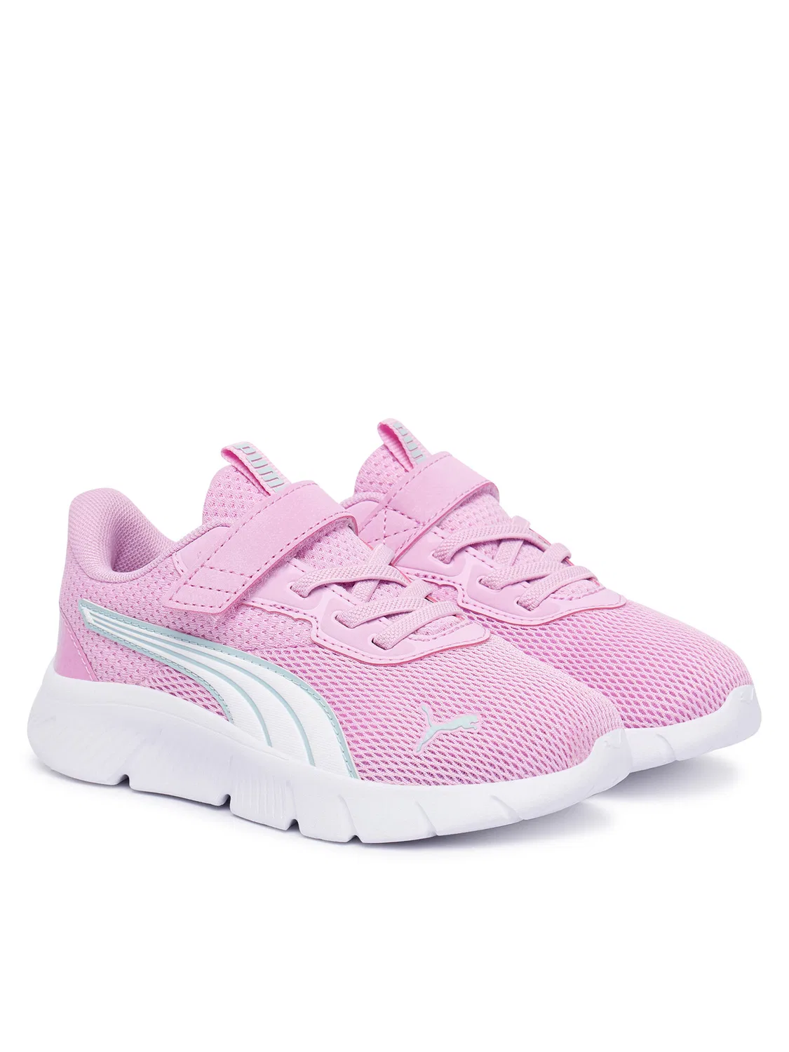 Кроссовки для девочки Flex Focus Moder Faded Glow AC+PS Puma, розовый — фото 2