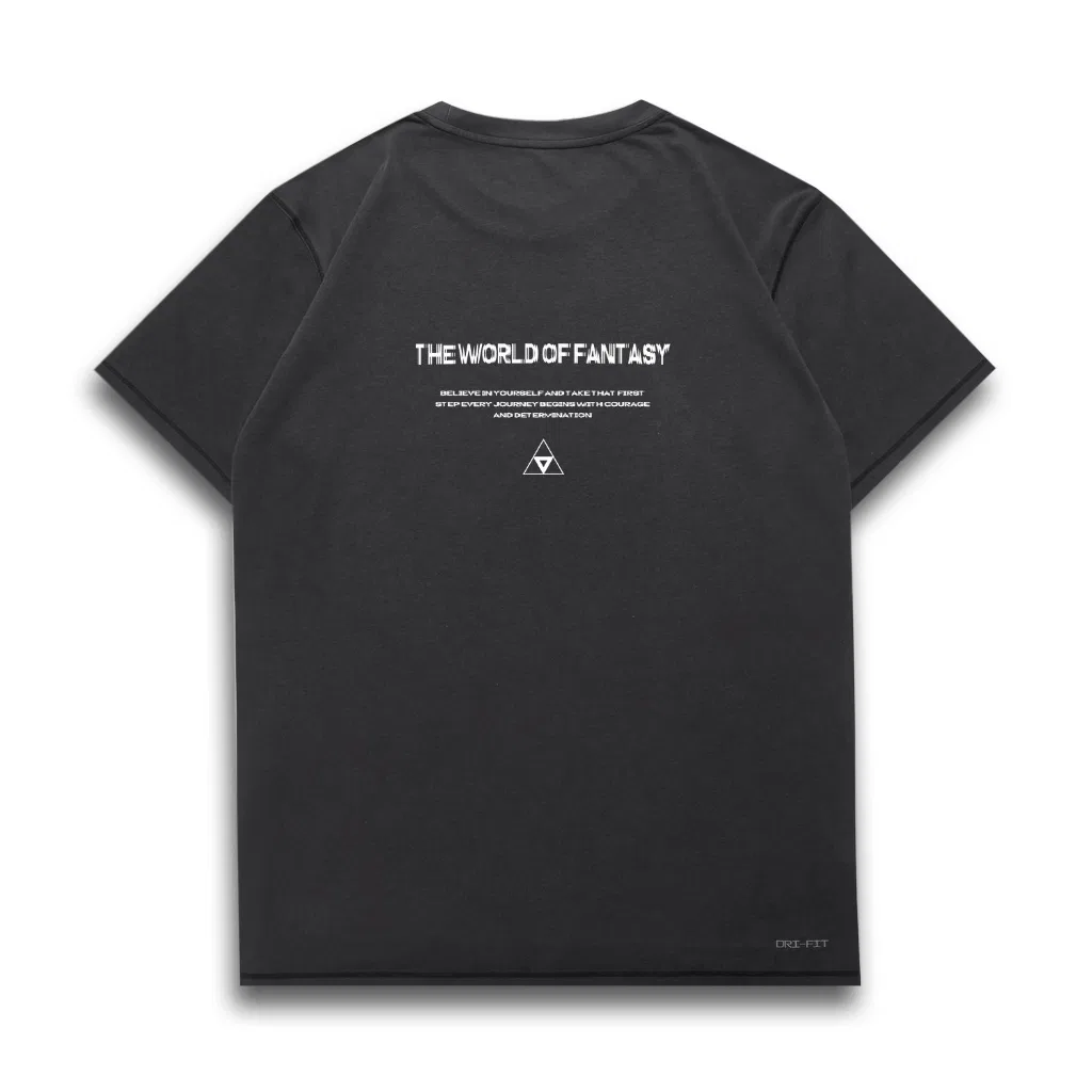 Унисекс футболка с принтом Jordan DIR FIT Dark Gray — фото 3